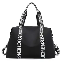 Сумка жіноча через плече Kuchen Italian Bags Чорний 51х15х38 см (id_1039)