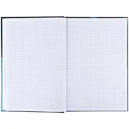 Книга записна Axent Lines А4, 96 аркушів, клітинка, сіра (8422-580-A) - мініатюра 4