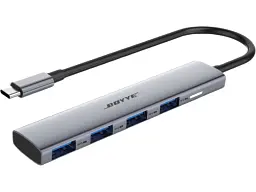 Мультипортовий адаптер FrimeCom USB-C Boyye 4-in-1 (UC-403A)