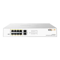 PoE-комутатор 10-портовий керований Wi-Tek WI-PCES310G гігабітний 8x1000Mbps PoE+, 2x1000Mbps Uplink, 110W, Cloud, ONVIF (73-00252) - мініатюра 2