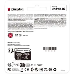 Карта пам'яті Kingston 256GB microSDXC class 10 UHS-I U1 V10 A1 Select Plus (SDCS3/256GBSP) - мініатюра 4