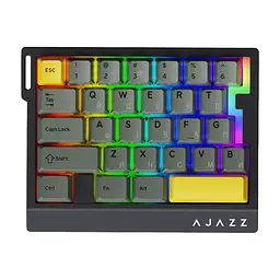 Клавіатура Ajazz AK029 Ice Island Magnetic Switch USB UA Black/Yellow (AK029-I-BY)