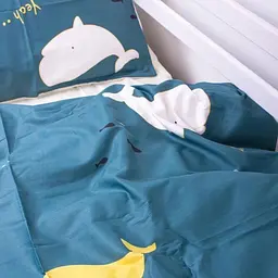 Простирадло MirSon Kids Time Сатін, 22-1219, Whale - мініатюра 5