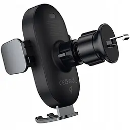 Автомобільний тримач холдер із БЗП Baseus LightChaser Series Wireless Charging Electric Car Mount 15W C40355900121-00 Black - мініатюра 4