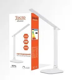 Настільна LED лампа, LUMINO, 9W Tecro teh0019911
