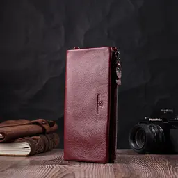 Жіночий шкіряний гаманець ST Leather 21х10,5х2 см acs0028458 - мініатюра 6