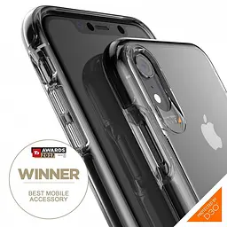 Протиударний чохол Gear4 Piccadilly D3O для iPhone XR Back Прозорий (IC9PICBLK) - мініатюра 9