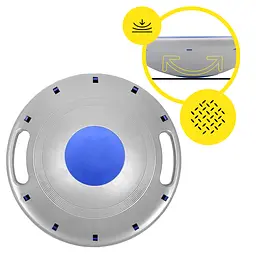 Балансувальна платформа Cornix кругла, пластикова Blue/Grey XR-0445 - мініатюра 8