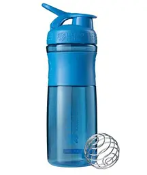 Шейкер спортивний BlenderBottle SportMixer Flip 28oz/820 мл Cyan (SM 28oz Cyan) - мініатюра 1