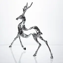 Декоративна фігурка Yiwu Reindeer 30х8х29 см металева статуетка колекційна для дому декор на камін HP-7-9 - мініатюра 5