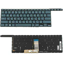 Клавіатура для ноутбука ASUS (UX581 series) ukr, black, без фрейму