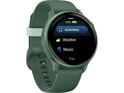Смарт-годинник Garmin Vivoactive 6 Metallic Jasper Green with Jasper Green Band (010-02985-02) - мініатюра 3