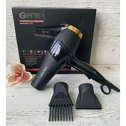 Фен для волосся Gemei GM-1771 з концентратором 2100 Вт - мініатюра 2