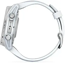 Смарт-годинник Garmin Fenix 8 43mm AMOLED Silver with Whitestone Silicone Band (010-02903-00) - мініатюра 8
