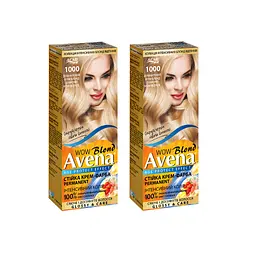 Cтійка крем-фарба для волосся Avena Blond Color діамантовий WOW-блонд 1000 138 мл - мініатюра 9