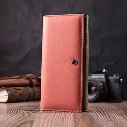 Практичний гаманець для жінок з натуральної шкіри ST Leather 22520 різнокольоровий - мініатюра 9