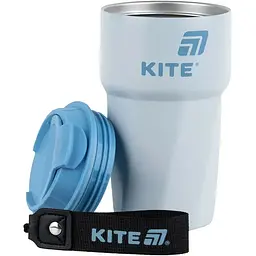Термокружка Kite 450 мл сіро-блакитна (K25-1220-2) - мініатюра 2
