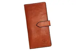 Портмоне, коньяк GRANDE PELLE 18х9х1.5 см acs0032202