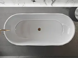 Ванна Miraggio Sapfre 1650x760 глянсова 0002250 Білий - мініатюра 6