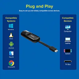 Мережевий адаптер Type - C на RJ45 Fenvi FR-G2500C 2500mbps 2.5 g Ethernet перехідник мережева карта Black (19129) - мініатюра 4
