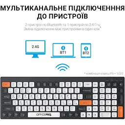 Клавіатура OfficePro бездротова (SK985BO) - мініатюра 8