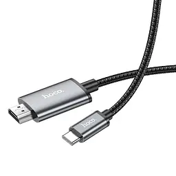 Перехідник Hoco UA27 HD Type-C to HDMI (2m) Metal gray - мініатюра 4