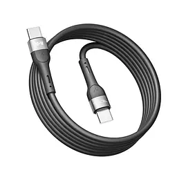 Кабель для зарядки USB Ridea RC-XS51 X-Silicone Type-C to Type-C 60W 20V/3A 2 м Черный