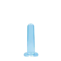 Фалоімітатор Realrock Crystal Clear Dildo 5.3", 13.5 см (блакитний) - мініатюра 4
