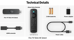 ТВ-приставка розумна - медіаплеєр Amazon Fire TV Stick 4K Select 2025 - мініатюра 4