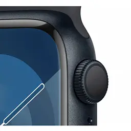 Смарт годинник Apple Watch Series 9 GPS 41mm Midnight Aluminum Case w. - мініатюра 4
