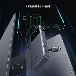 Концентратор Ugreen USB-C to HDMI + 2xUSB 3.2 + 2xUSB-C 3.2 + PD CM888 gray (35998) - мініатюра 5