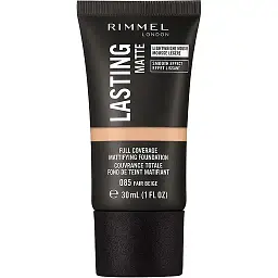 Тональна основа Rimmel Lasting Matte відтінок 085 (Fair Beige) 30 мл