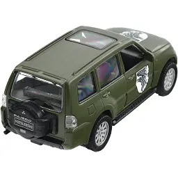 Машинка TechnoDrive серії Шеврони Героїв MITSUBISHI PAJERO 4WD TURBO "93 ОМБр" - мініатюра 5
