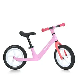 Дитячий біговел PROFI KIDS 12" 2 колеса PU нейлонова рама рожевий (MBB 1042 PU PINK)