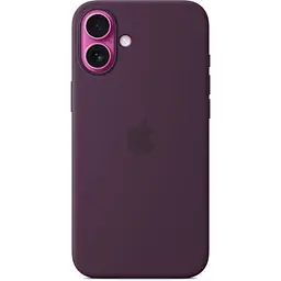 Чохол до мобільного телефона Apple iPhone 16 Plus Silicone Case with MagSafe - Plum (MYYD3ZM/A) - мініатюра 3