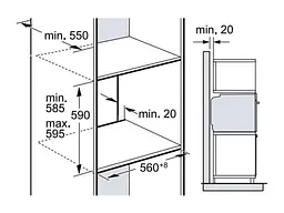 Духовка електрична Bosch HJG852YS0 - мініатюра 7