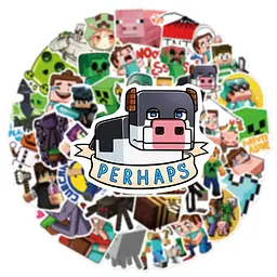 Стікерпак GeekLand Minecraft 50 штук - мініатюра 4