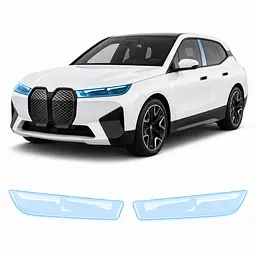 Антигравійна захисна бронеплівка за лекалами для BMW iX I20 2021- оптика (фари та ПТФ)