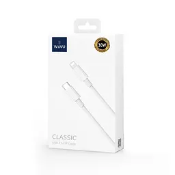 Кабель Wiwu Wi-C008 30W max YouPin Data Cable Type C to Lightning Білий - мініатюра 2