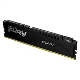 Модуль пам'яті для комп'ютера DDR5 16GB 5600 MHz Beast Black Kingston Fury (ex.HyperX) (KF556C40BB-16) - мініатюра 2