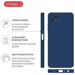 Чохол до мобільного телефона Intaleo SoftShell Samsung Galaxy A22 5G Blue (1283126557972) - мініатюра 4