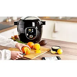 Мультиварка-скороварка Tefal Cook4me+ Connect 1600 Вт чорна (CY855830) - мініатюра 13