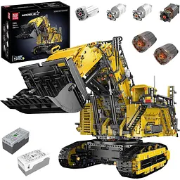 Конструктор Mould King Кар'єрний екскаватор Liebherr R 9800 Yellow (17070) [160311] - мініатюра 2