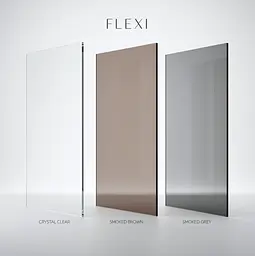 Душова стінка Rea Flexi 100x195 transparent brushed copper KPL-K99362 - мініатюра 7
