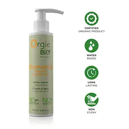 Лубрикант на водній основі Orgie – Bio Chamomile Organic Intimate Gel (100 мл), екстракт ромашки - мініатюра 3