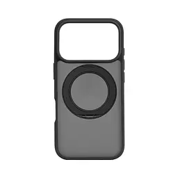 Противоударный чехол-панель для Apple iPhone 17 Pro, Unit Stand2, черный, силикон + поликарбонат, защита всего корпуса, с подставкой, поддержка магнитных держателей и беспроводной зарядки (MagSafe), ArmorStandart (ARM86333)