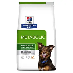 Сухий корм для собак Hill’s Prescription Diet Metabolic для контролю та зниження ваги, з куркою, 1,5 кг