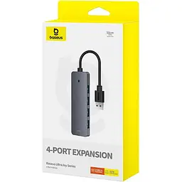 USB-хаб Baseus UltraJoy Series Lite Space Grey (B0005280B811-01) [167344] - мініатюра 6