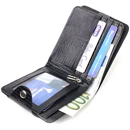 Чоловічий шкіряний портмоне Canpellini 11х9,5х1 см acs0025028 - мініатюра 5