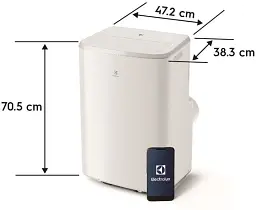 Кондиціонер мобільний  ELECTROLUX EXP26U339HW - мініатюра 2